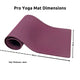 Pro Yoga Mat (SP2000EPY) - Gymsportz