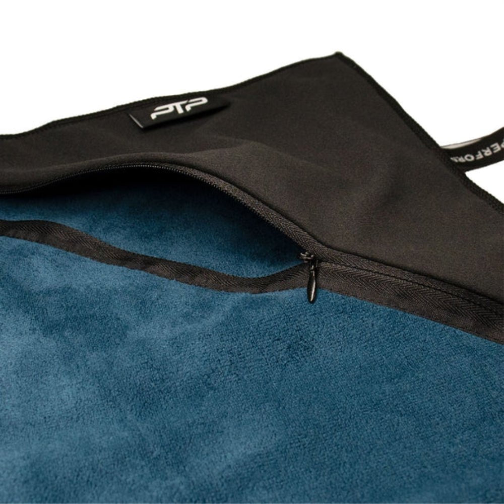 PTP Microfibre Action Towel Large - Petrol Blue - Gymsportz