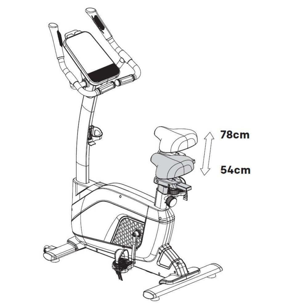 Reebok SL8.0 Upright Bike - Gymsportz