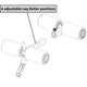 REP Adjustable Bench Leg Roller Attachment V2 (BA - 5000) - Gymsportz