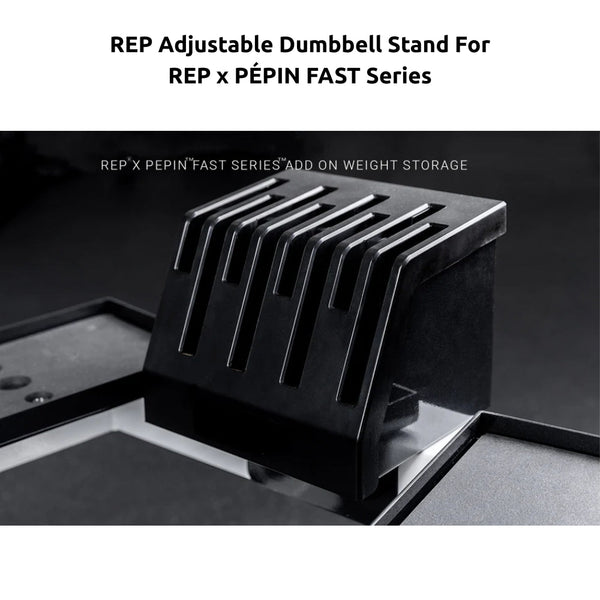 REP Adjustable Dumbbell Stand for REP x PÉPIN FAST Series - Gymsportz