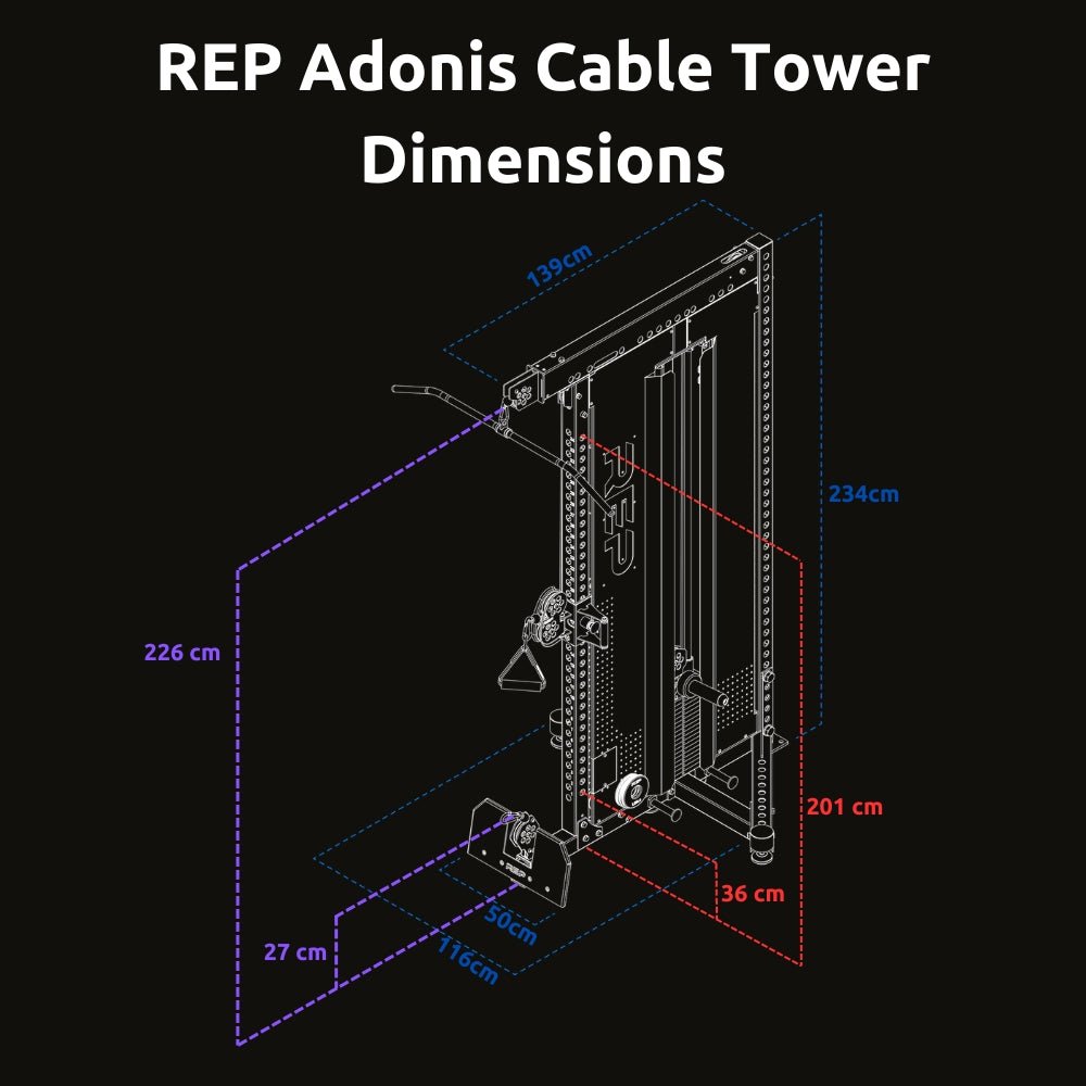 REP Adonis Cable Tower – Gymsportz