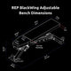 REP BlackWing Adjustable Bench - Gymsportz