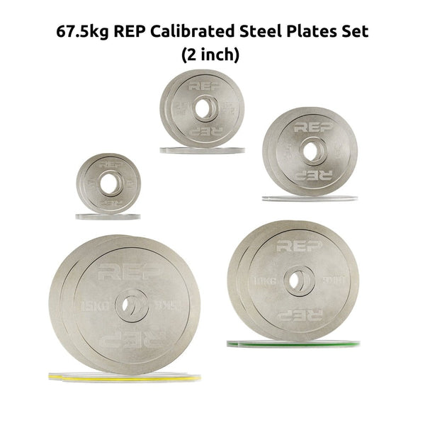 REP Calibrated Steel Plates Set - Gymsportz
