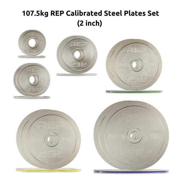 REP Calibrated Steel Plates Set - Gymsportz