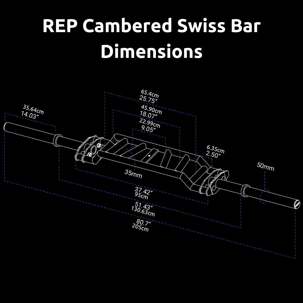 REP Cambered Swiss Bar - Gymsportz