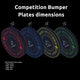 Rep Competition Bumper Plates Set - Gymsportz