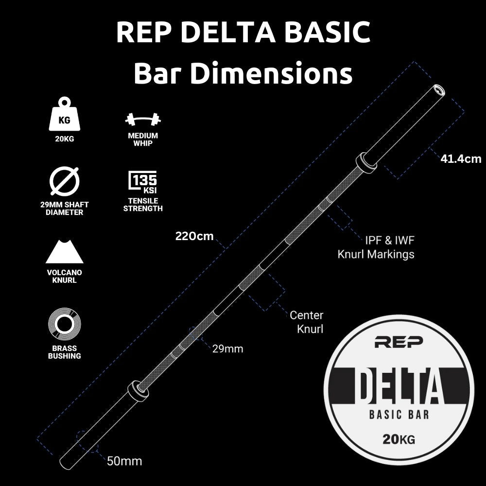 REP Delta Basic Bar - Gymsportz