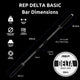 REP Delta Basic Bar - Gymsportz