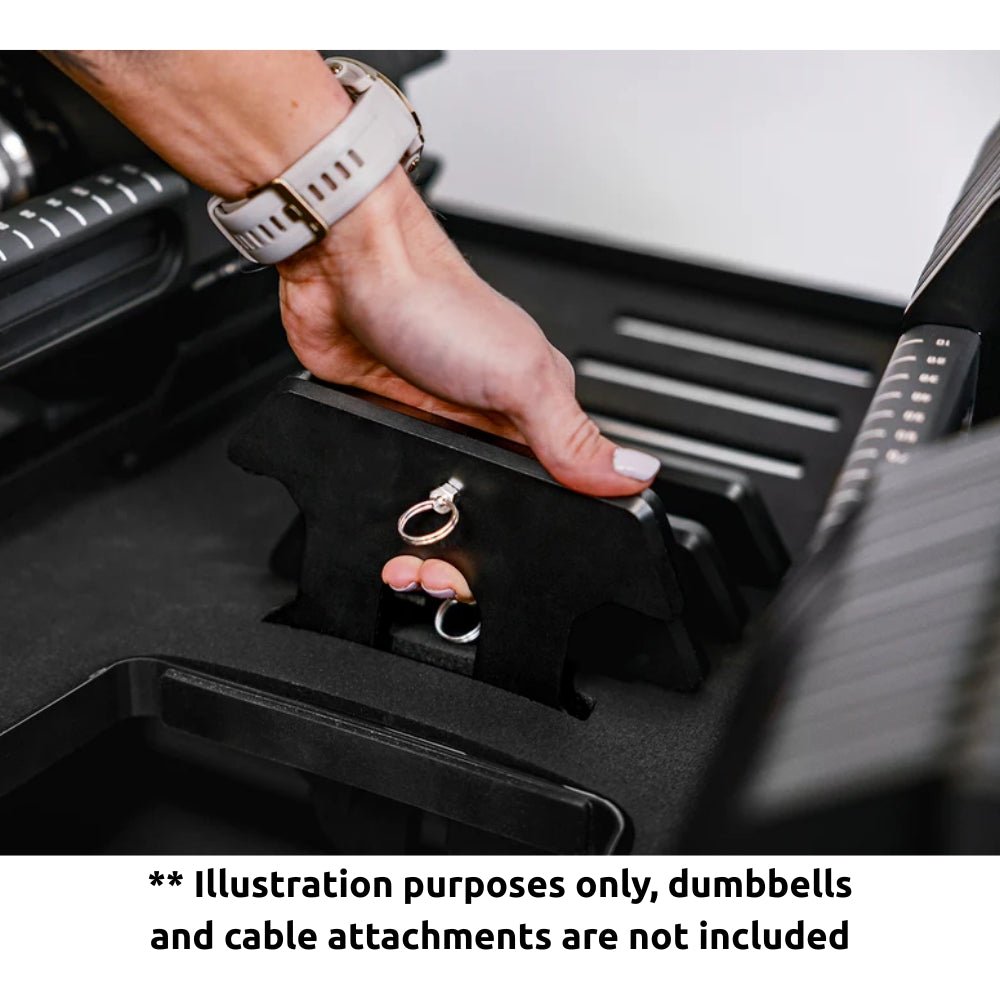 REP Dumbbell Storage Cart (With Hooks) - Gymsportz