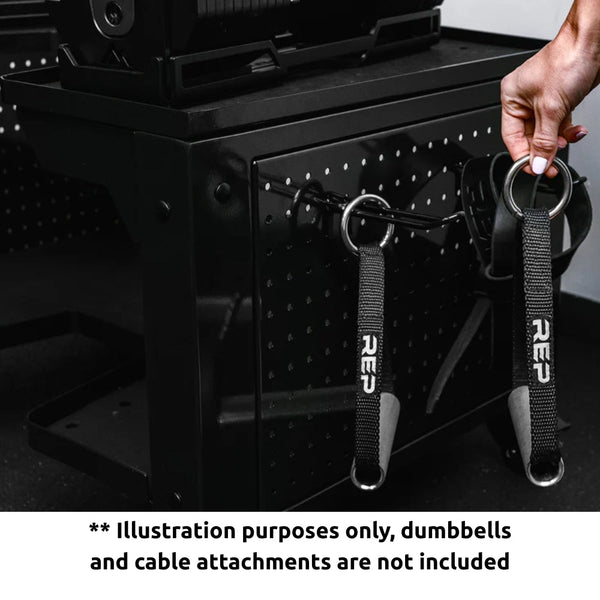 REP Dumbbell Storage Cart (With Hooks) - Gymsportz