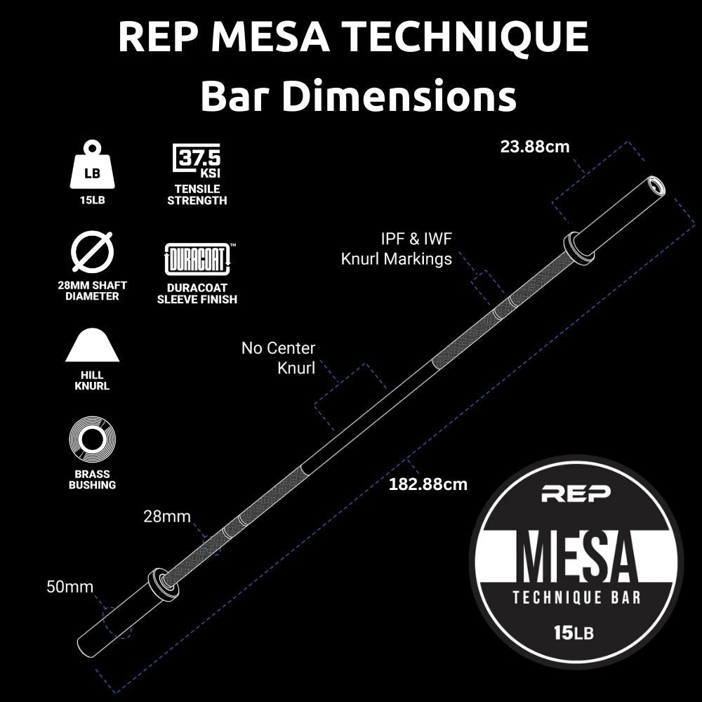 REP Mesa Technique Bar - Gymsportz