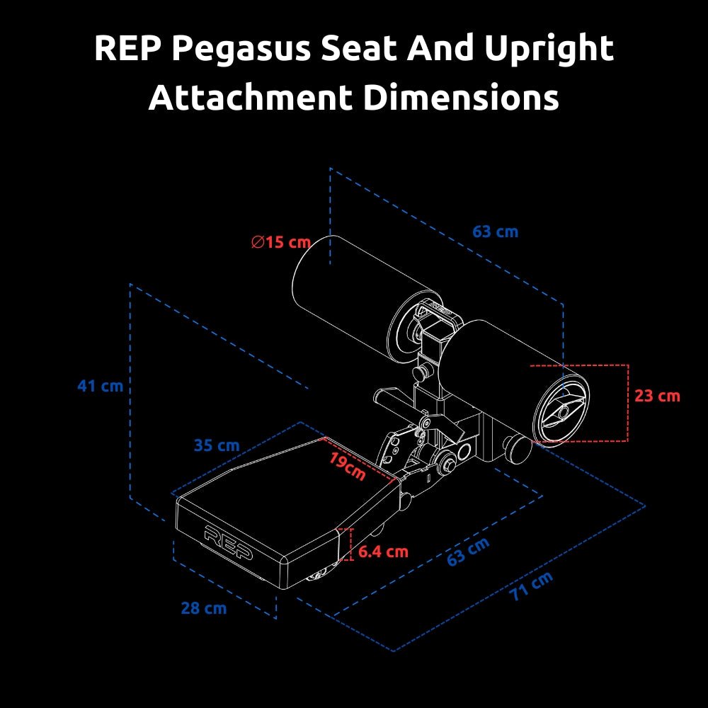 REP Pegasus Seat and Upright Attachment - Gymsportz