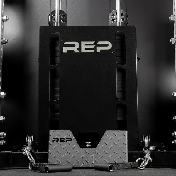 REP PR - 5000 Half Rack with Ares 1.0 - Gymsportz