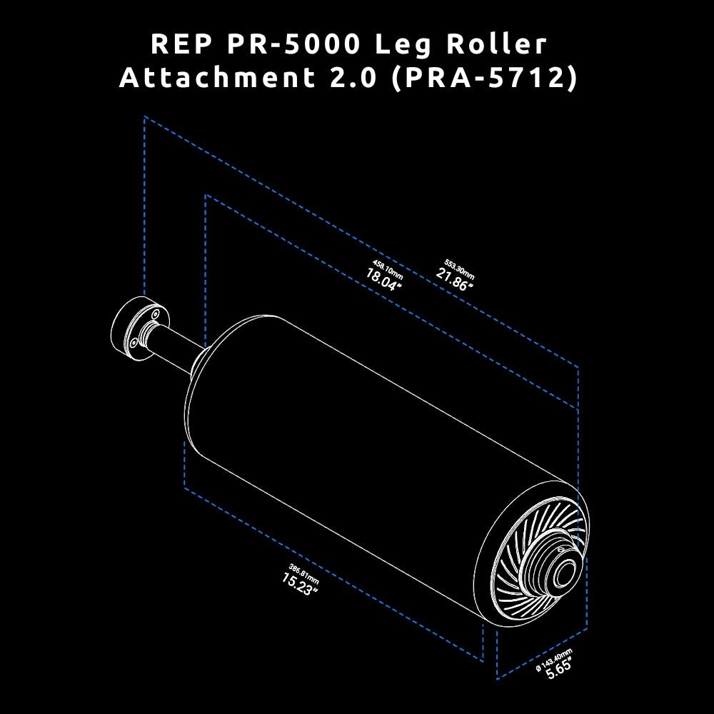 REP PR - 5000 Leg Roller Attachment 2.0 (PRA - 5712) - Gymsportz