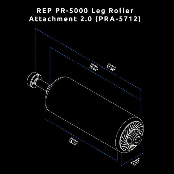 REP PR - 5000 Leg Roller Attachment 2.0 (PRA - 5712) - Gymsportz