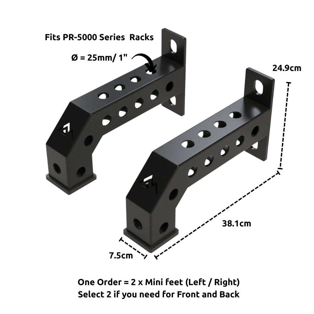 REP PR - 5000 Mini Feet (In Pairs) (PRA - 5160) - Gymsportz