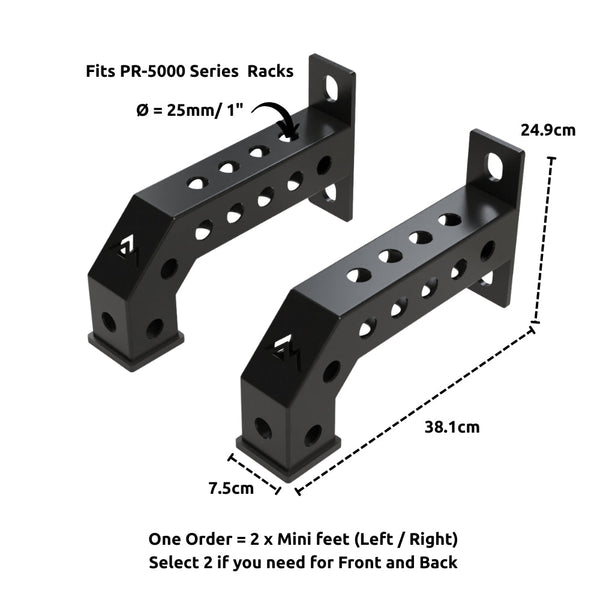 REP PR - 5000 Mini Feet (In Pairs) (PRA - 5160) - Gymsportz