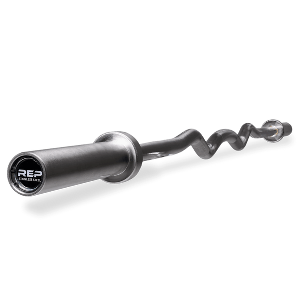 REP Rackable Curl Bar (BB - 4500 - SS) - Gymsportz