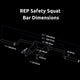 REP Safety Squat Bar - Gymsportz