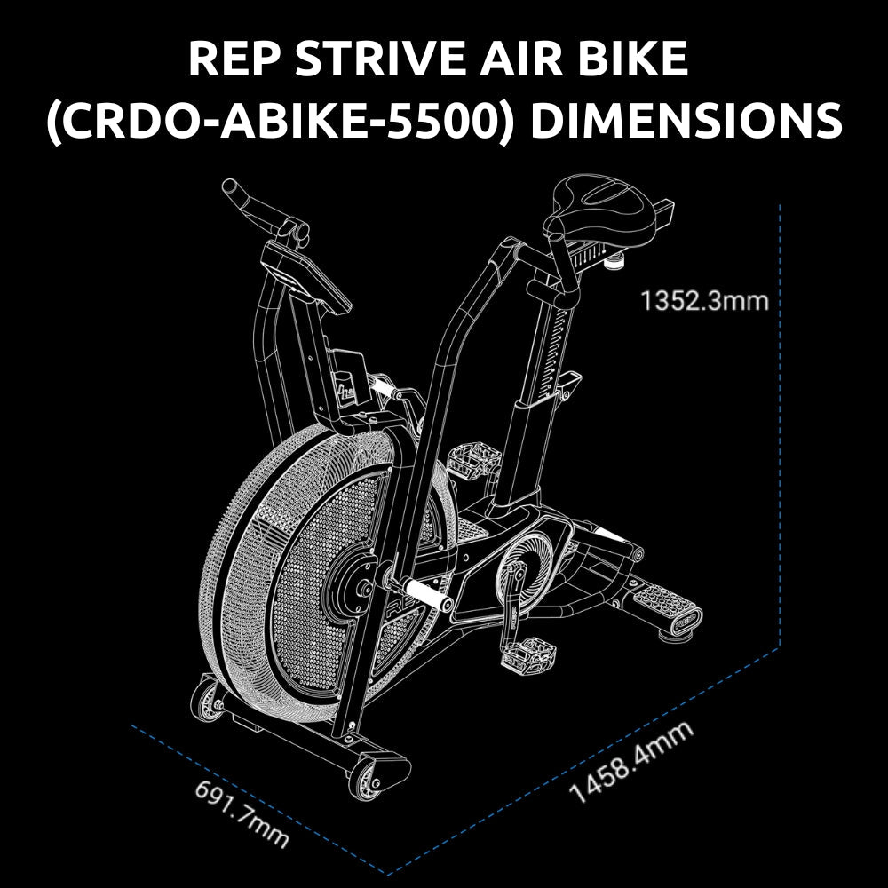 REP Strive Air Bike (CRDO - ABIKE - 5500) - Gymsportz