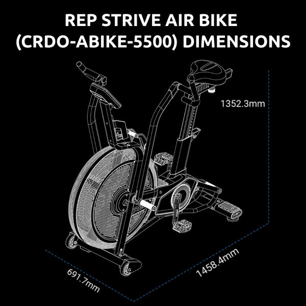 REP Strive Air Bike (CRDO - ABIKE - 5500) - Gymsportz