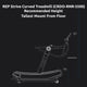 REP Strive Curved Treadmill (CRDO-RNR-5500) - Gymsportz