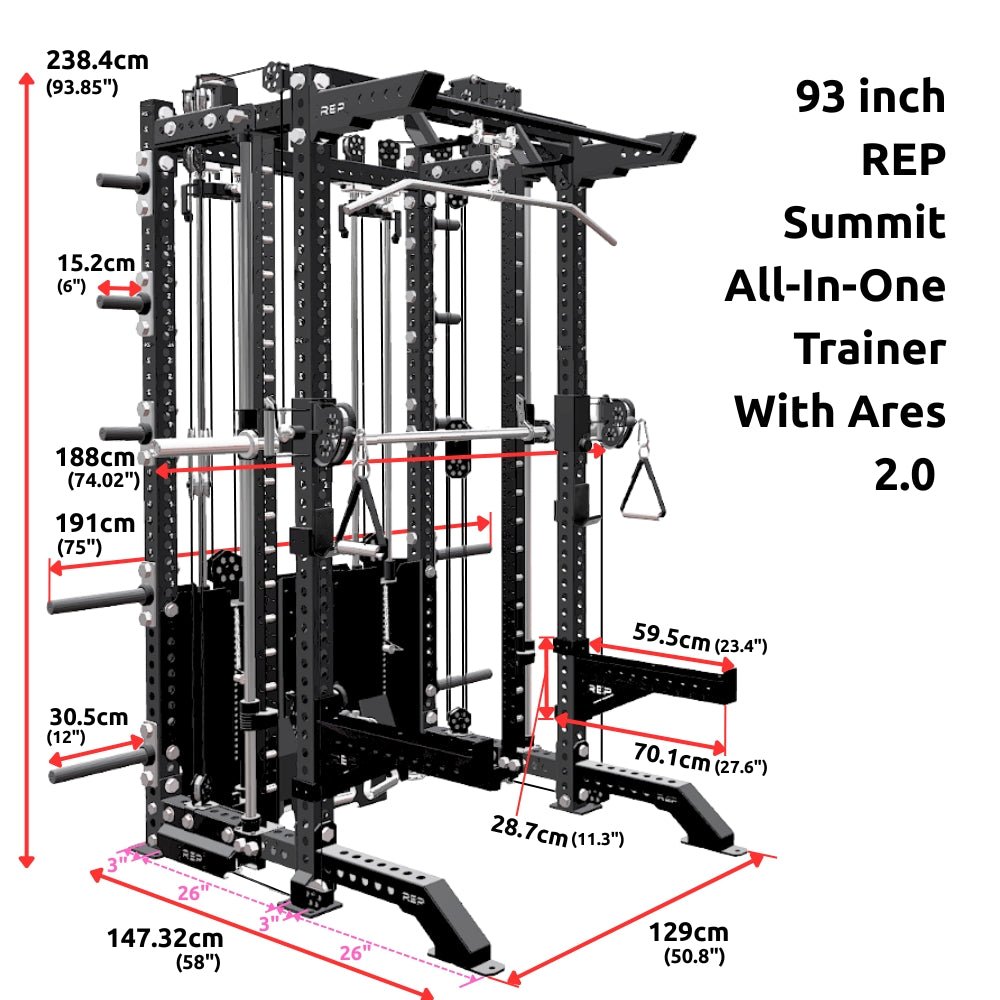REP Summit All-In-One Trainer with Ares 2.0 - Gymsportz
