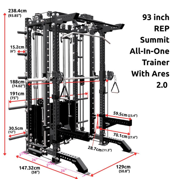 REP Summit All-In-One Trainer with Ares 2.0 - Gymsportz