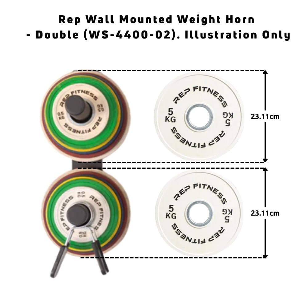 REP Wall Mounted Weight Horn - Gymsportz