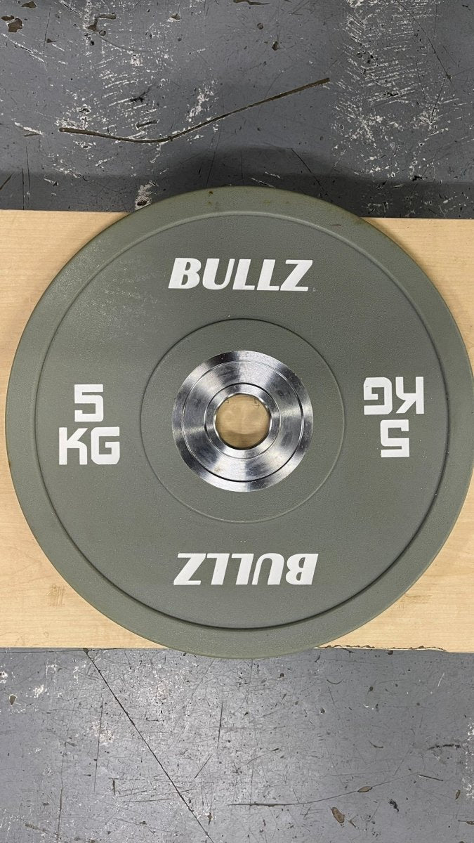 (Showroom Set) 5kg Bullz CPU Bumper Plates (In Pairs) - Gymsportz