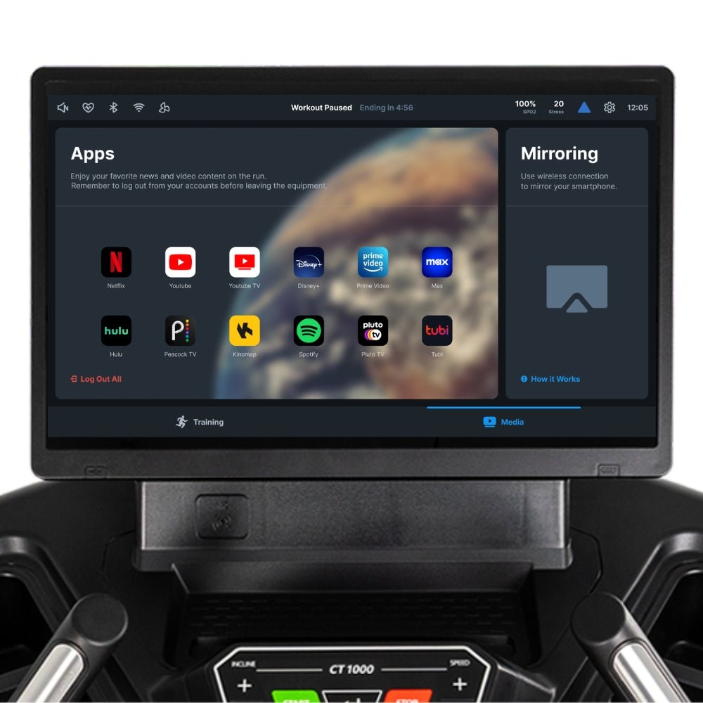 Spirit CT1000ENT Commercial Treadmill - Gymsportz