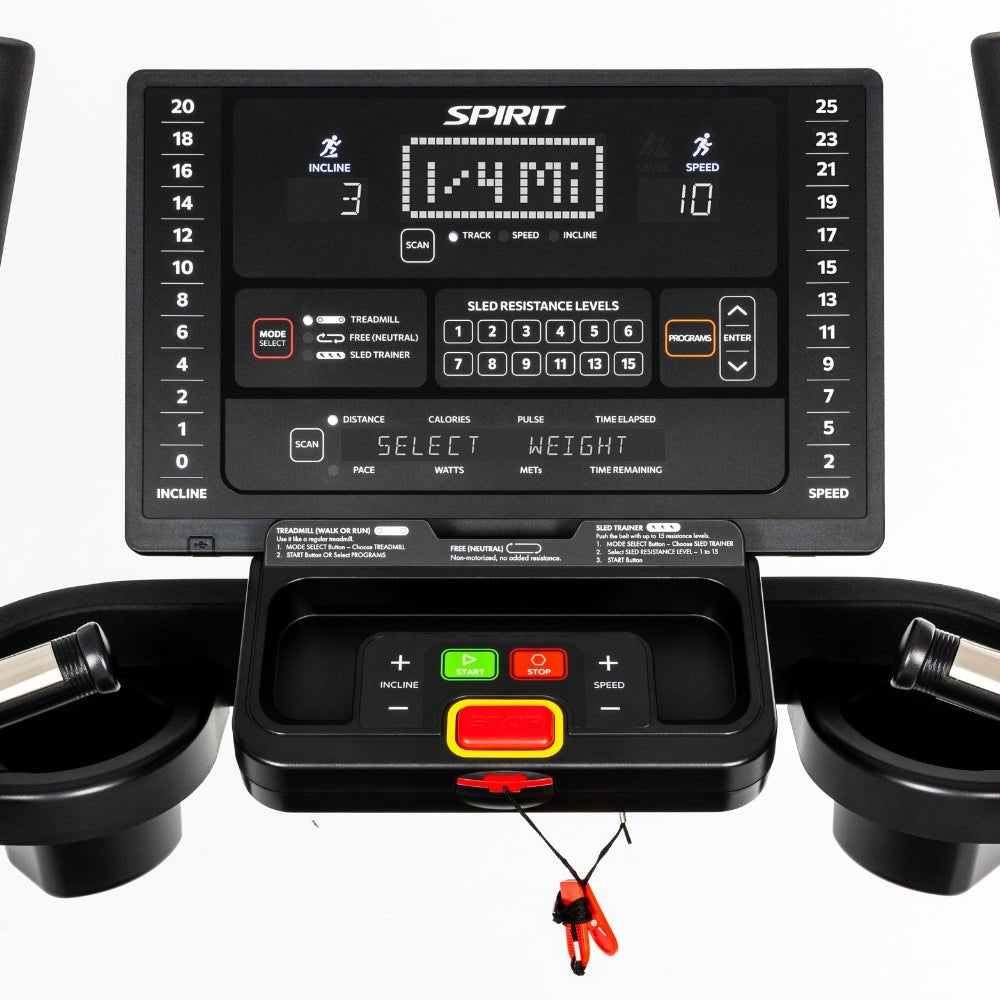 Spirit CTSBS900 Commercial Slat Belt Treadmill - Gymsportz