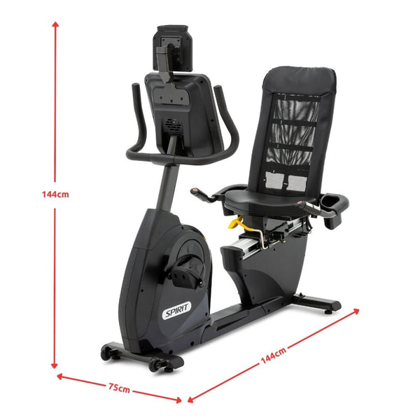 Spirit XBR95 Light Commercial Recumbent Bike - Gymsportz