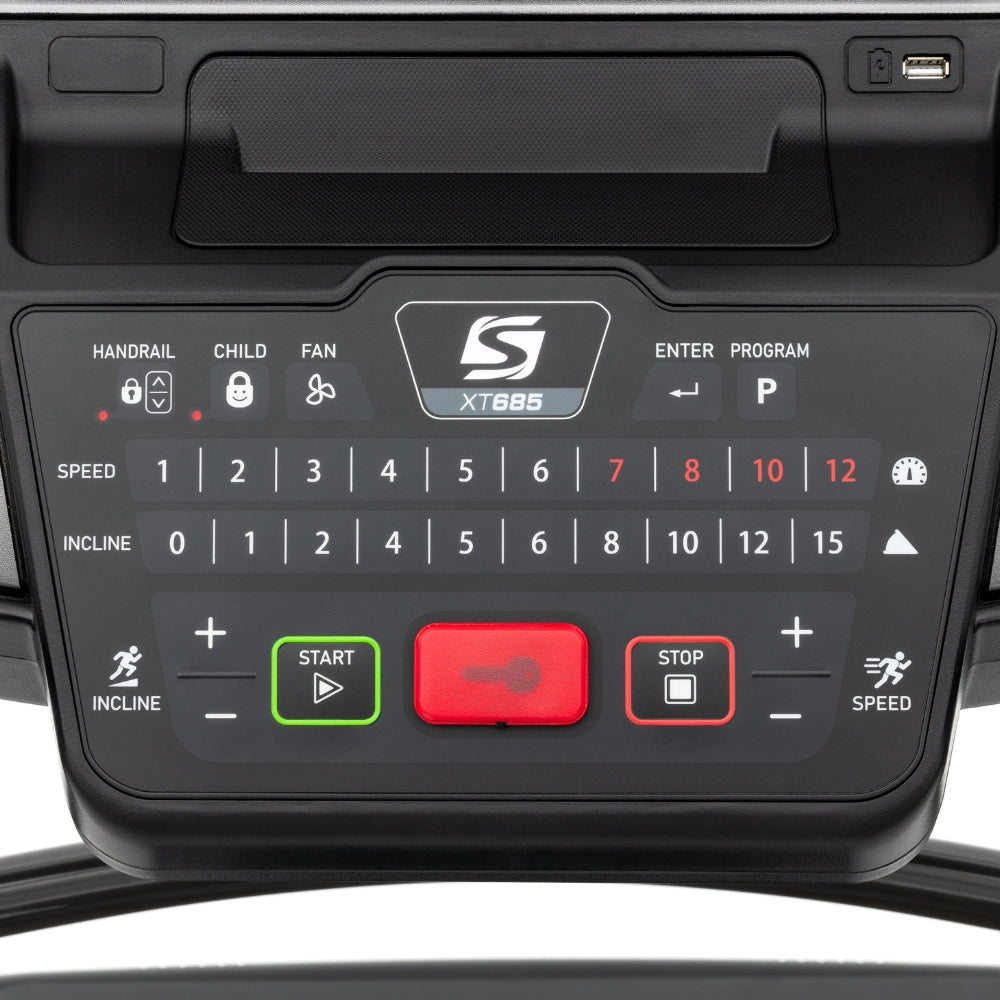 Spirit XT685 Treadmill (AC) - Gymsportz