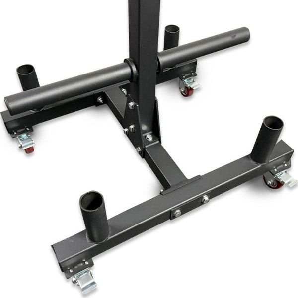 695OLY Olympic Weight Tree with Wheels (2in) - Gymsportz