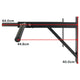 742WB Wall Mounted Chin Up Bar - Gymsportz