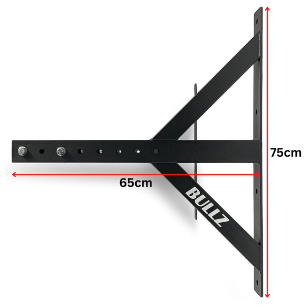 Bullz 747WB Wall/Ceiling Mounted Chin Up Bar - Gymsportz