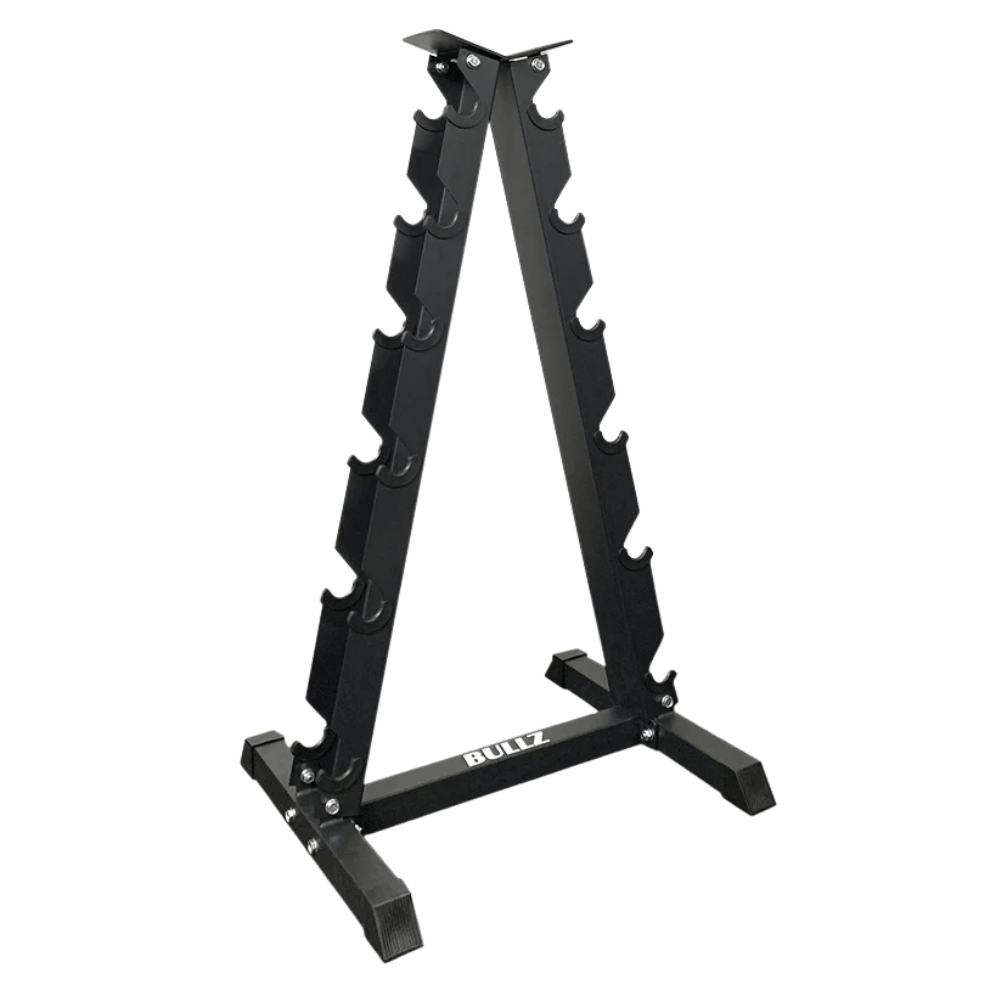 Bullz A-Frame Dumbbell Rack (6 Pairs) - Gymsportz