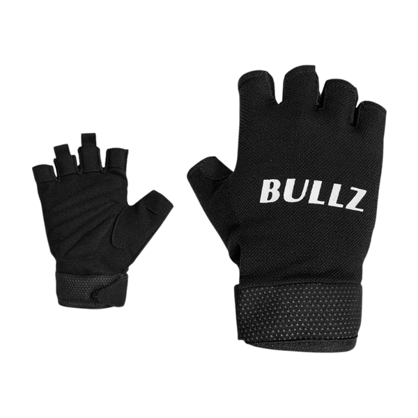 Black gym online gloves