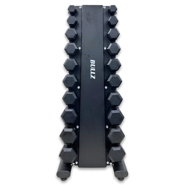 Bullz VTR10 Vertical Dumbbell Rack (10 Pairs) - Gymsportz