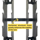 Bullz VTR20 Vertical Dumbbell Rack (10 Pairs) - Gymsportz