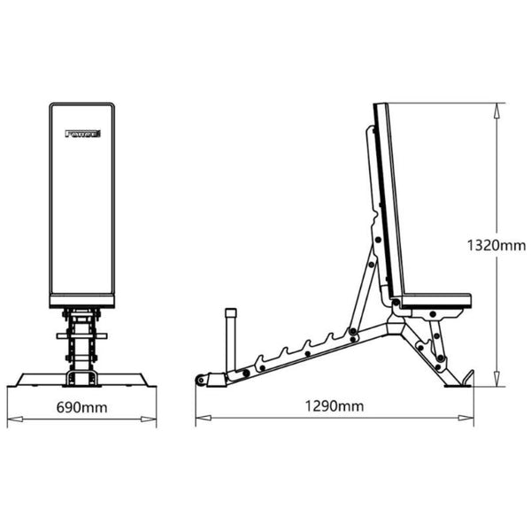 Force USA Commercial FID Bench - Gymsportz