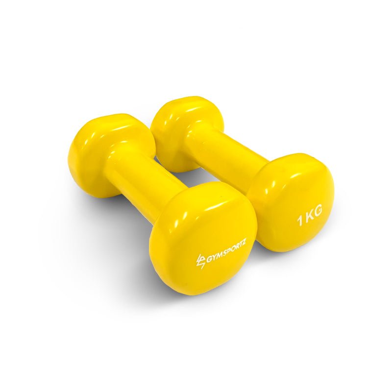 (Old Model) Vinyl Dumbbells (In Pairs) - Gymsportz