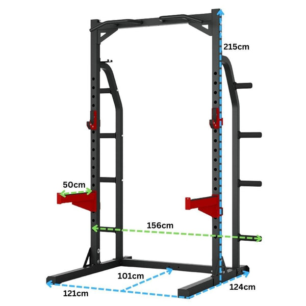 Pivot HR3250 Heavy Duty Half Rack - Gymsportz