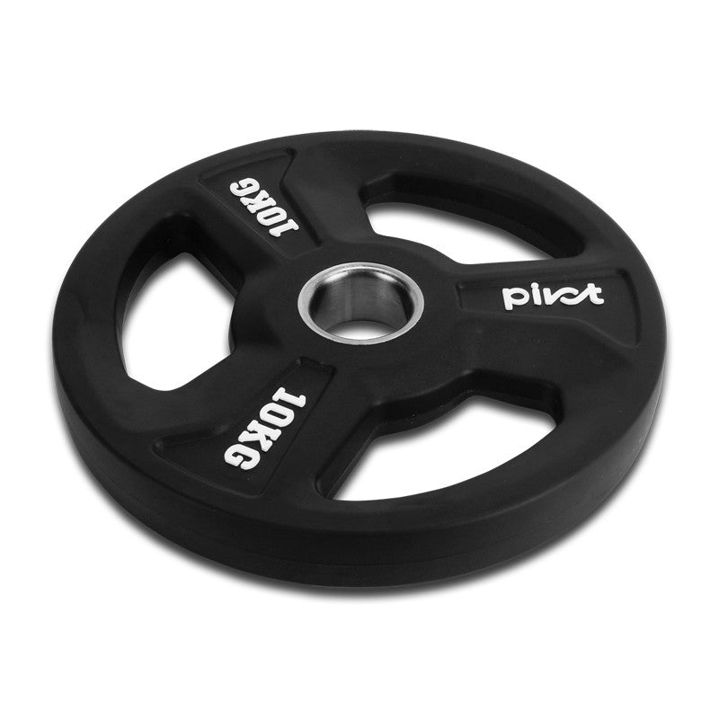 Pivot Rubber Olympic Tri-Grip Plates (2in) - Gymsportz