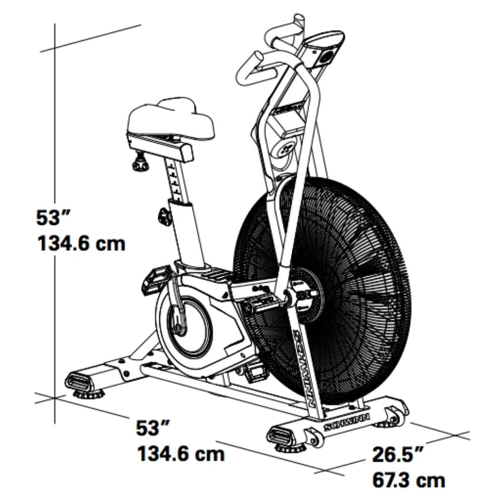 Schwinn Airdyne AD8 Total Fitness Bike - Gymsportz