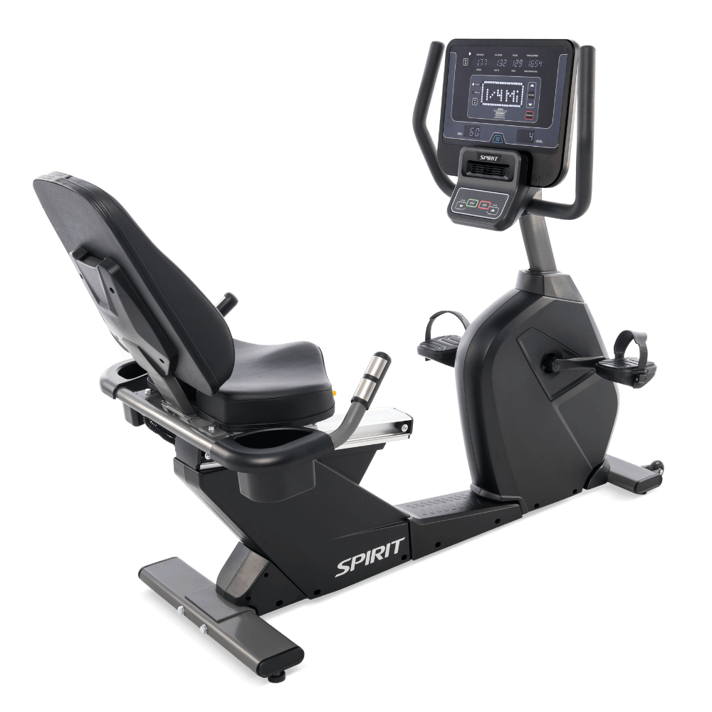 Spirit CR800+ Commercial Recumbent Bike - Gymsportz