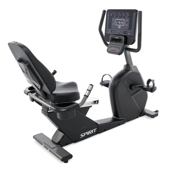 Spirit CR800+ Commercial Recumbent Bike - Gymsportz