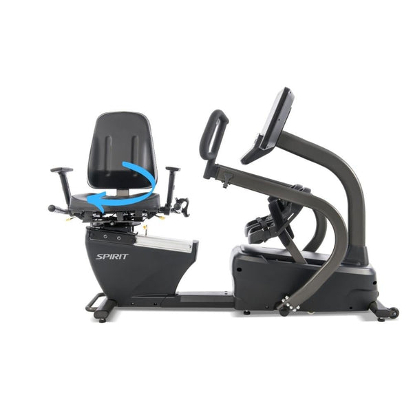 Spirit CRS800S+ Commercial Recumbent Stepper - Gymsportz